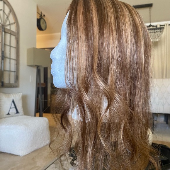 100% Human Hair Topper Small Base New Never Worn no tags - Picture 4 of 16